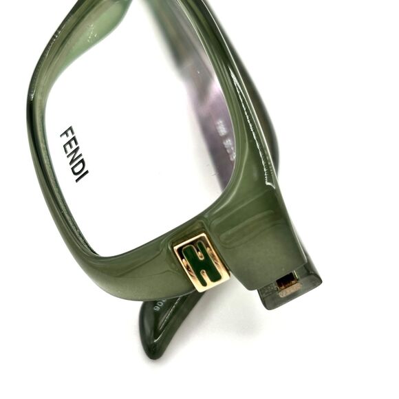 Fendi F999 Eyeglass Frames 135 Green | Eye-Bridge-Temple 50-15-135 | Italy - Picture 10 of 13